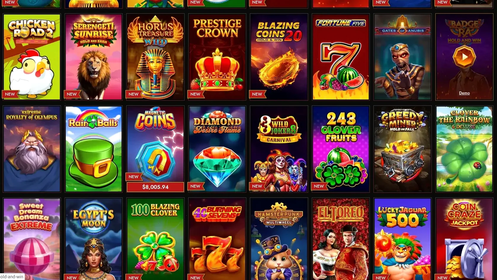 Pelican Casino Registrierung Bildschirm